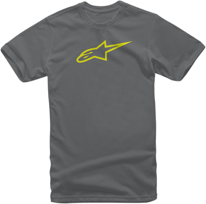 ALPINESTARS Ageless T-Shirt - Charcoal/Hi-Vis Yellow - XL 1032720301855XL