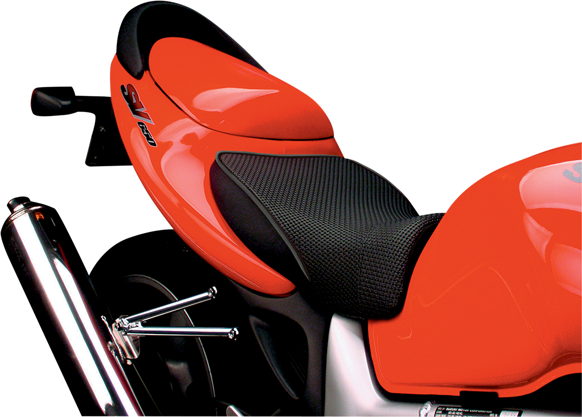 SARGENT World Sport™ Performance Seat - Black - Carbon FX - with Cover - Suzuki '99-'02 WSP-583-19