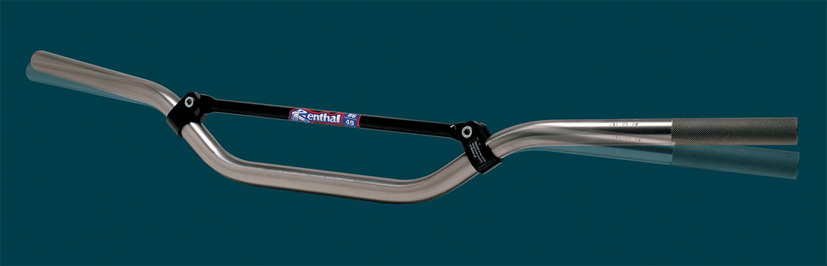 RENTHAL 7/8" Off-Road Handlebar - 611 - 110cc Playbike - Silver 611-01-SI-03-219