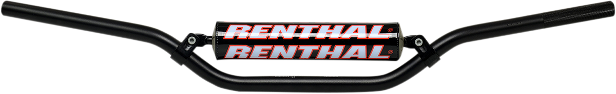 RENTHAL 7/8" Off-Road Handlebar - 722 - CR High/Ricky Johnson - Black 722-01-BK-01-185