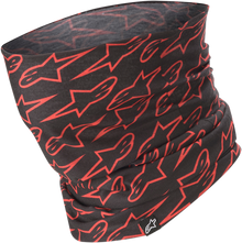 ALPINESTARS Neck Tube - Astars - Black/Fluo Red 4759319-1030