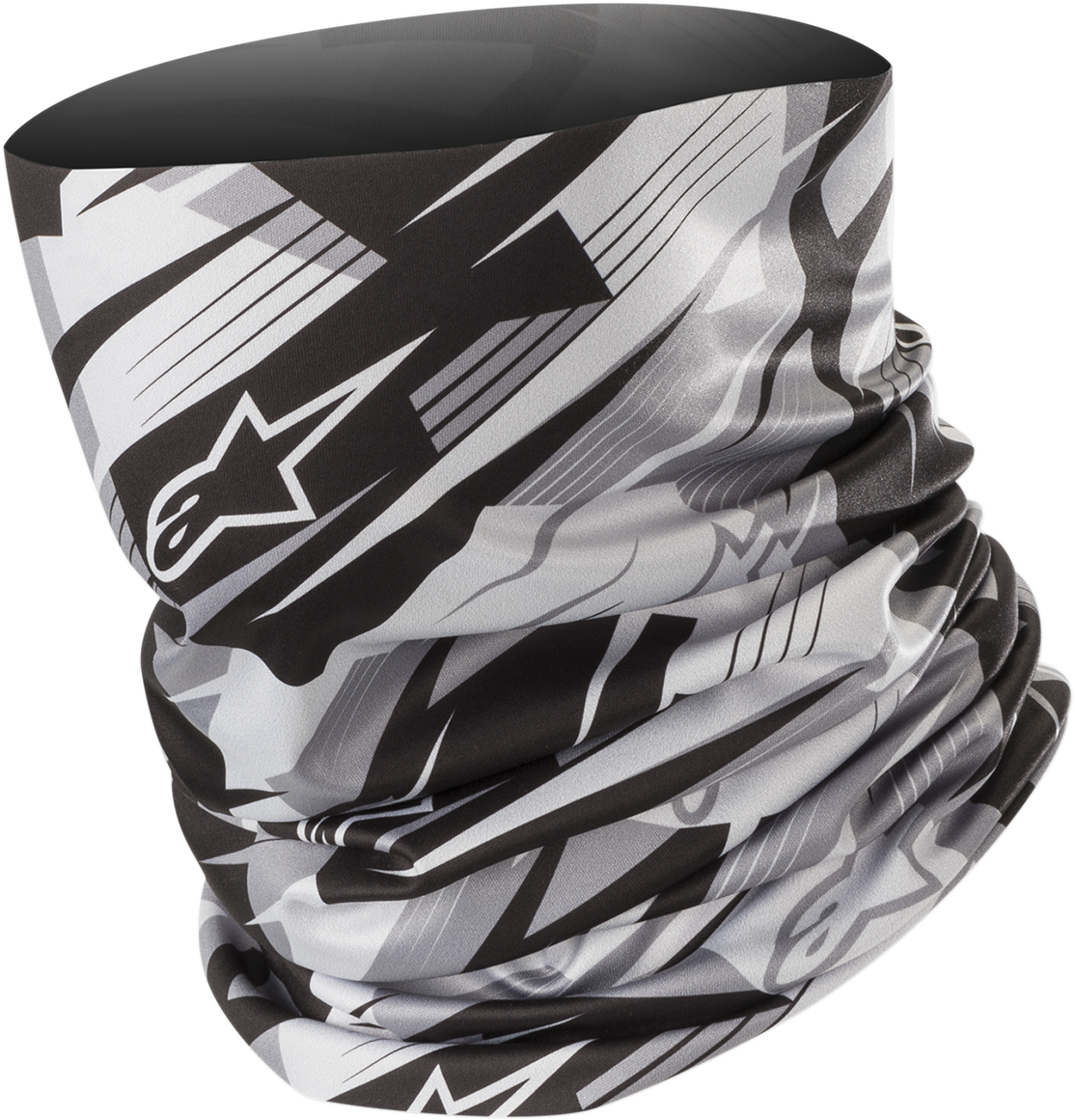 ALPINESTARS Neck Tube - Blurred - Black/Anthracite 4759019104