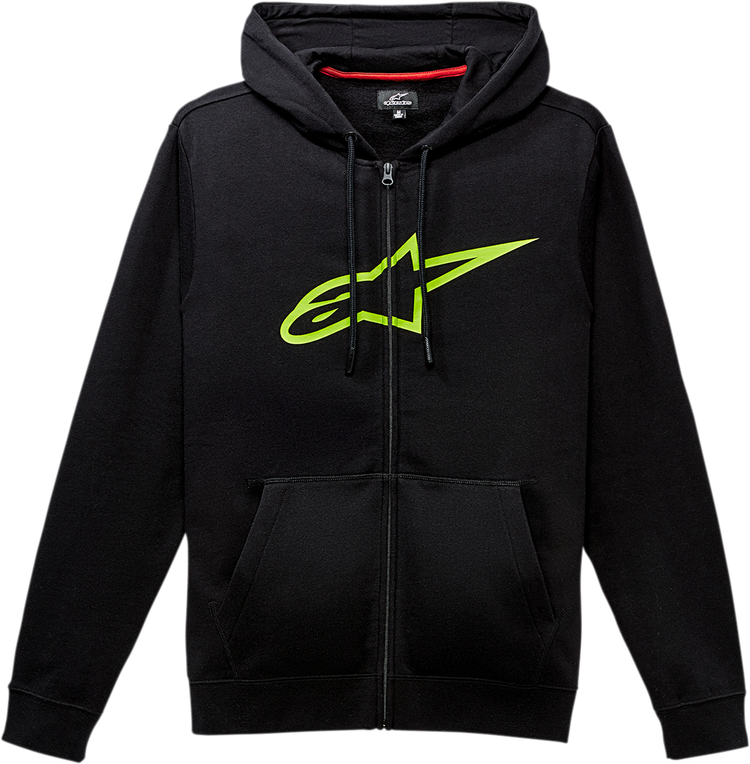 ALPINESTARS Ageless II Zip Hoodie - Black/Green - Medium 1038530521060M