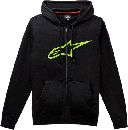 ALPINESTARS Ageless II Zip Hoodie - Black/Green - Medium 1038530521060M