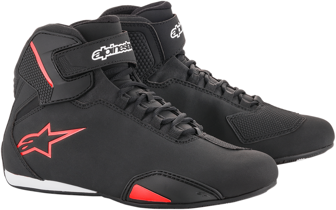 ALPINESTARS Sektor Shoes - Black/Red - US 8.5 / EU 41 2515518-13-8.5