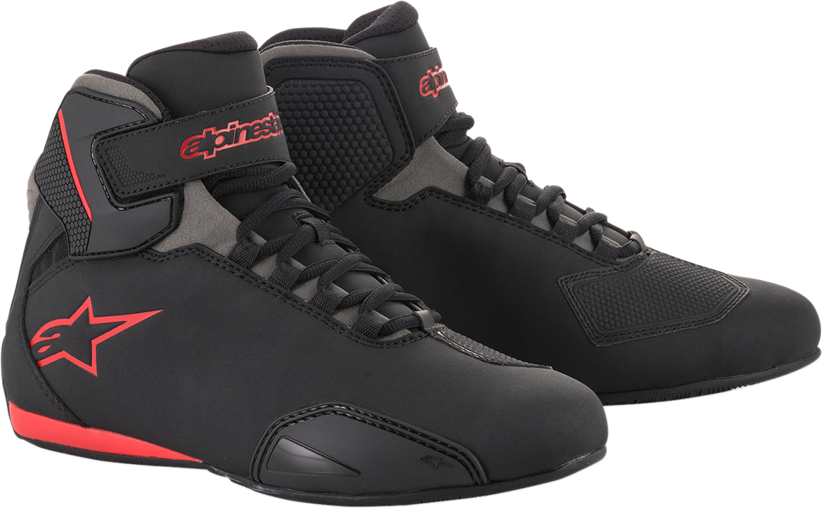 ALPINESTARS Sektor Shoes - Black/Gray/Red - US 13.5 / EU 47.5 2515518131135