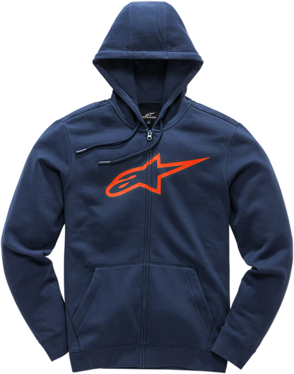ALPINESTARS Ageless II Zip Hoodie - Navy/Red - XL 1038530527030XL