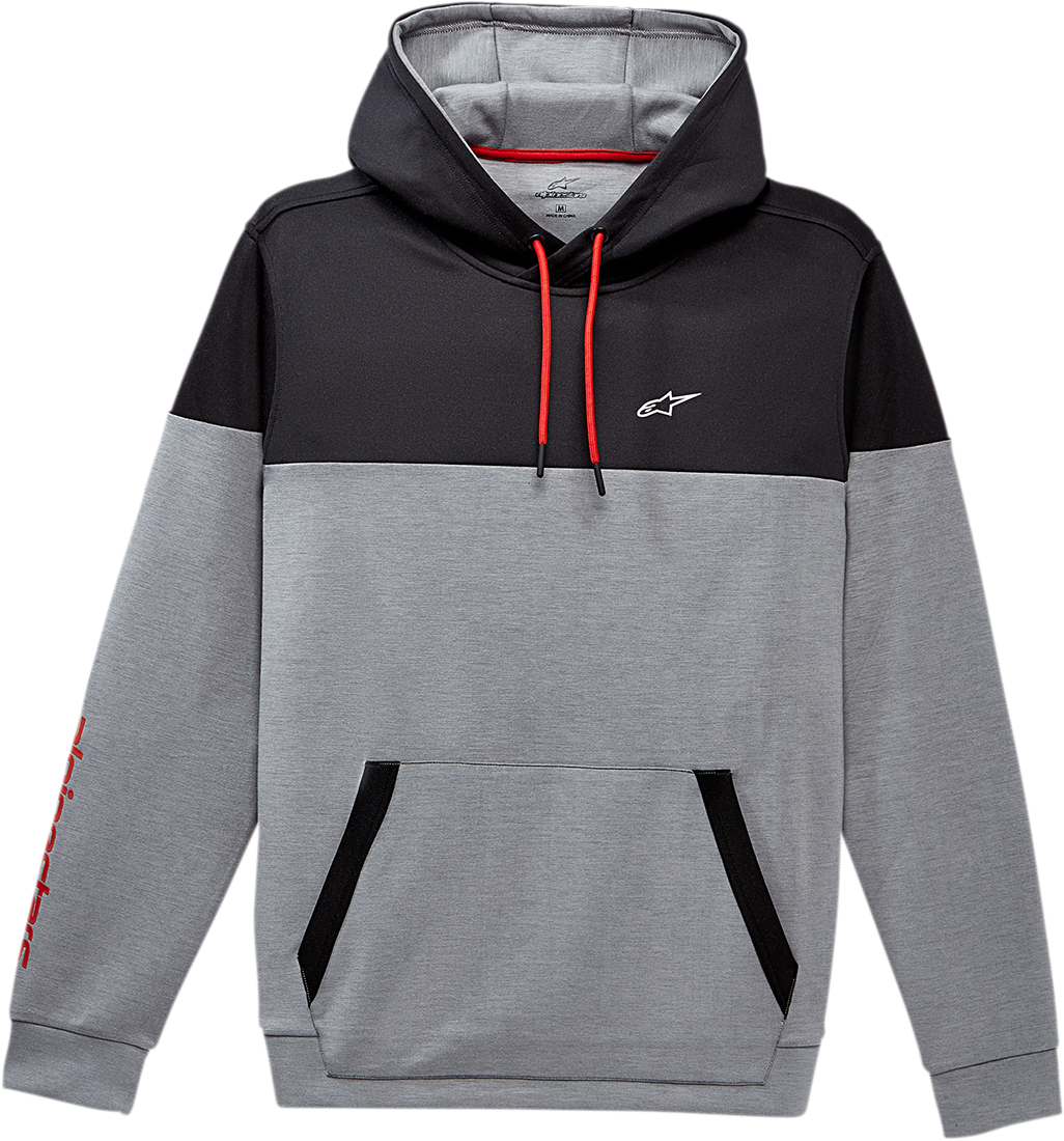 ALPINESTARS Focus Pullover Hoodie - Heather Gray - Large 1230512001026L