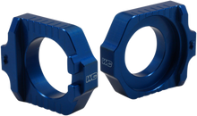 WORKS CONNECTION Elite Axle Block Kit - Blue 17-250