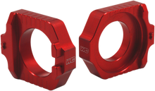 WORKS CONNECTION Elite Axle Block Kit - Red 17-255