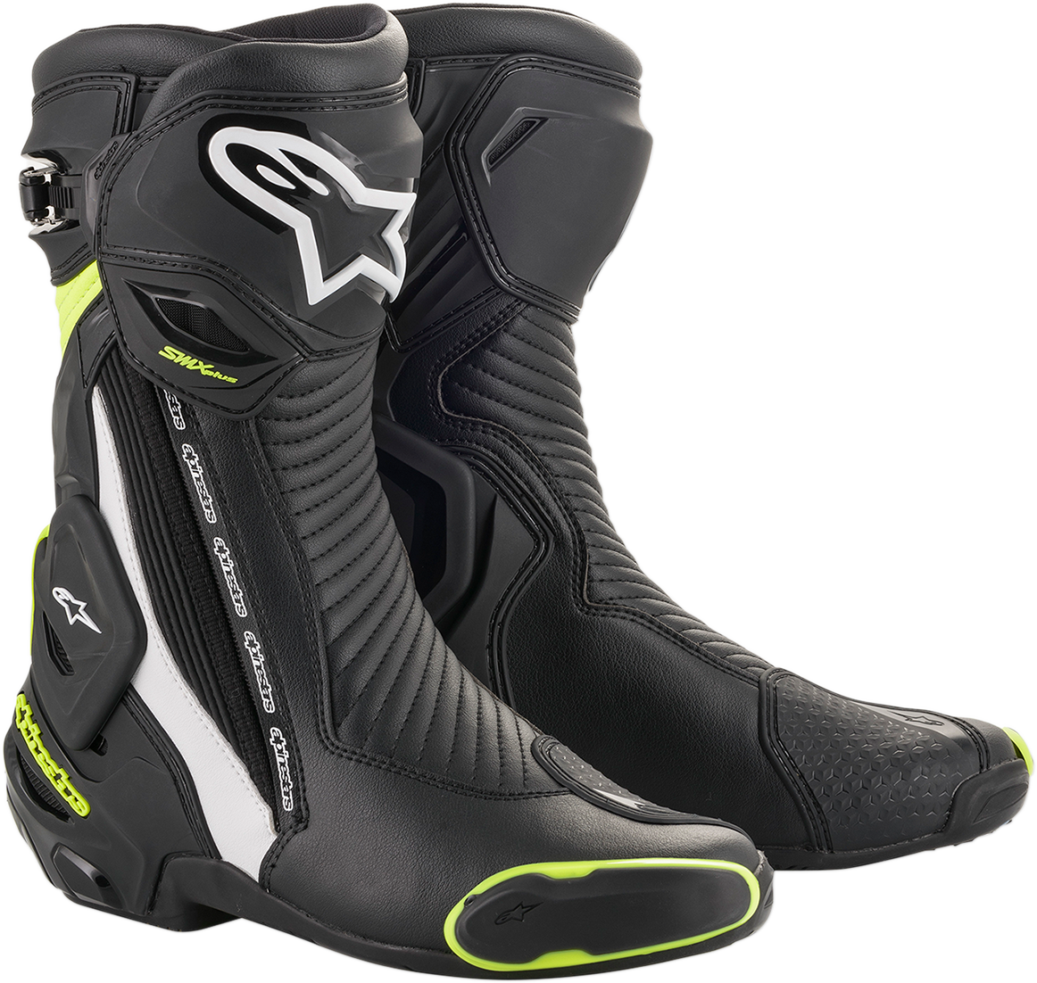 ALPINESTARS SMX Plus Boots - Black/White/Yellow Fluorescent - US 8 / EU 42 2221019-125-42