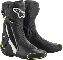 ALPINESTARS SMX Plus Boots - Black/White/Yellow Fluorescent - US 10.5 / EU 45 2221019-125-45