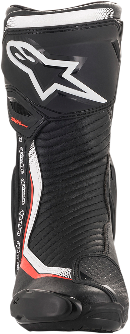 ALPINESTARS SMX Plus Boots - Black/White/Red Fluorescent - US 12 / EU 47 2221019-1231-47