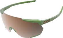 100% Racetrap Sunglasses - Matte Metallic Viperidae - Bronze Multilayer Mirror Lens 61037-389-80