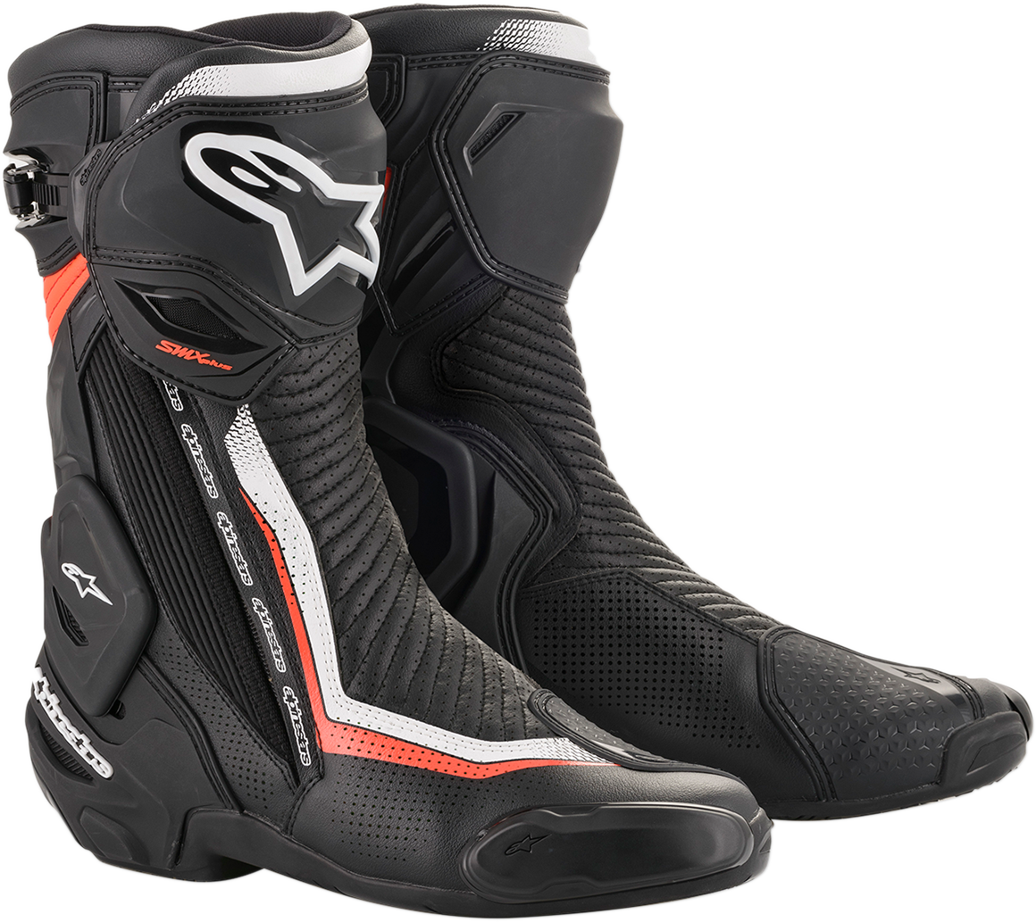 ALPINESTARS SMX Plus Vented Boots - Black/White/Red - US 9 / EU 43 2221119-1231-43