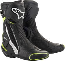 ALPINESTARS SMX Plus Vented Boots - Black/White/Yellow - US 8 / EU 42 2221119-125-42