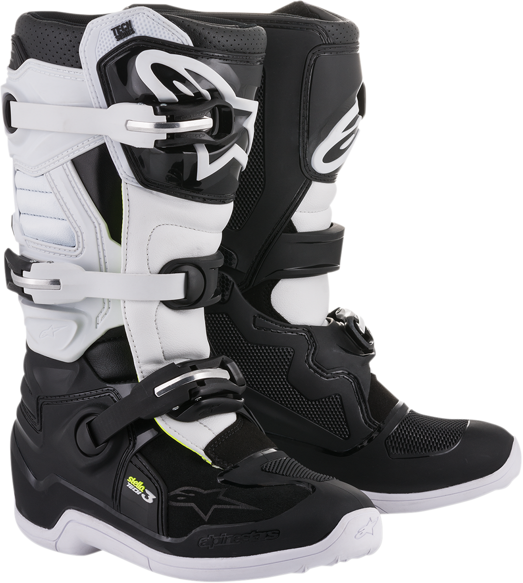 ALPINESTARS Stella Tech 3 Boots - Black/White - US 9 / EU 41 2013218-12-9