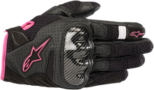 ALPINESTARS Stella SMX-1 Air V2 Gloves - Black/Fuchsia - Medium 3590518-1039-M
