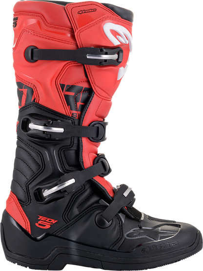 ALPINESTARS Tech 5 Boots - Black/Red- US 9 / EU 43 2015015-13-9