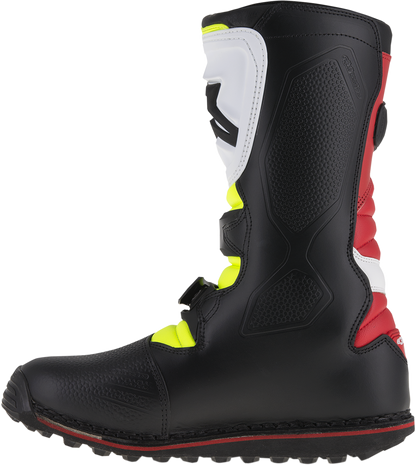 ALPINESTARS Tech-T Boots - White/Red/Yellow Fluorescent/Black - US 8 / EU 42 2004017-2351-8