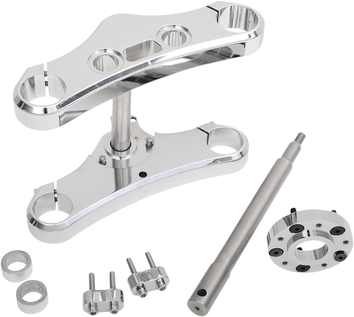 ACCUTRONIX Triple Tree - 49 mm - Chrome - 3° Rake TWD349-ESCK8