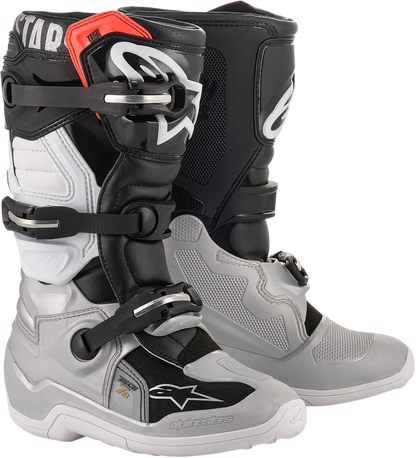 ALPINESTARS Youth Tech 7S Boot - Black/Silver/White/Gold - US 3 / EU 35.5 2015017-1829-3