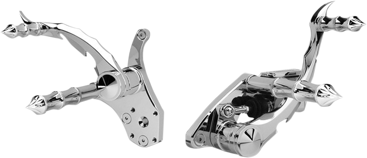 ACCUTRONIX Forward Control - Tribal - Chrome - FX '84-'99 FC103-SLC