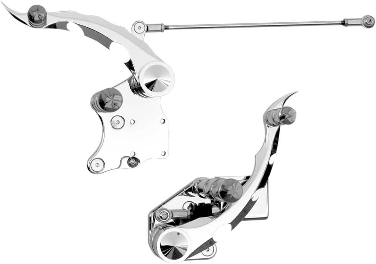 ACCUTRONIX Forward Control - Tribal - Chrome - FX '00-'13 FC106-SLC
