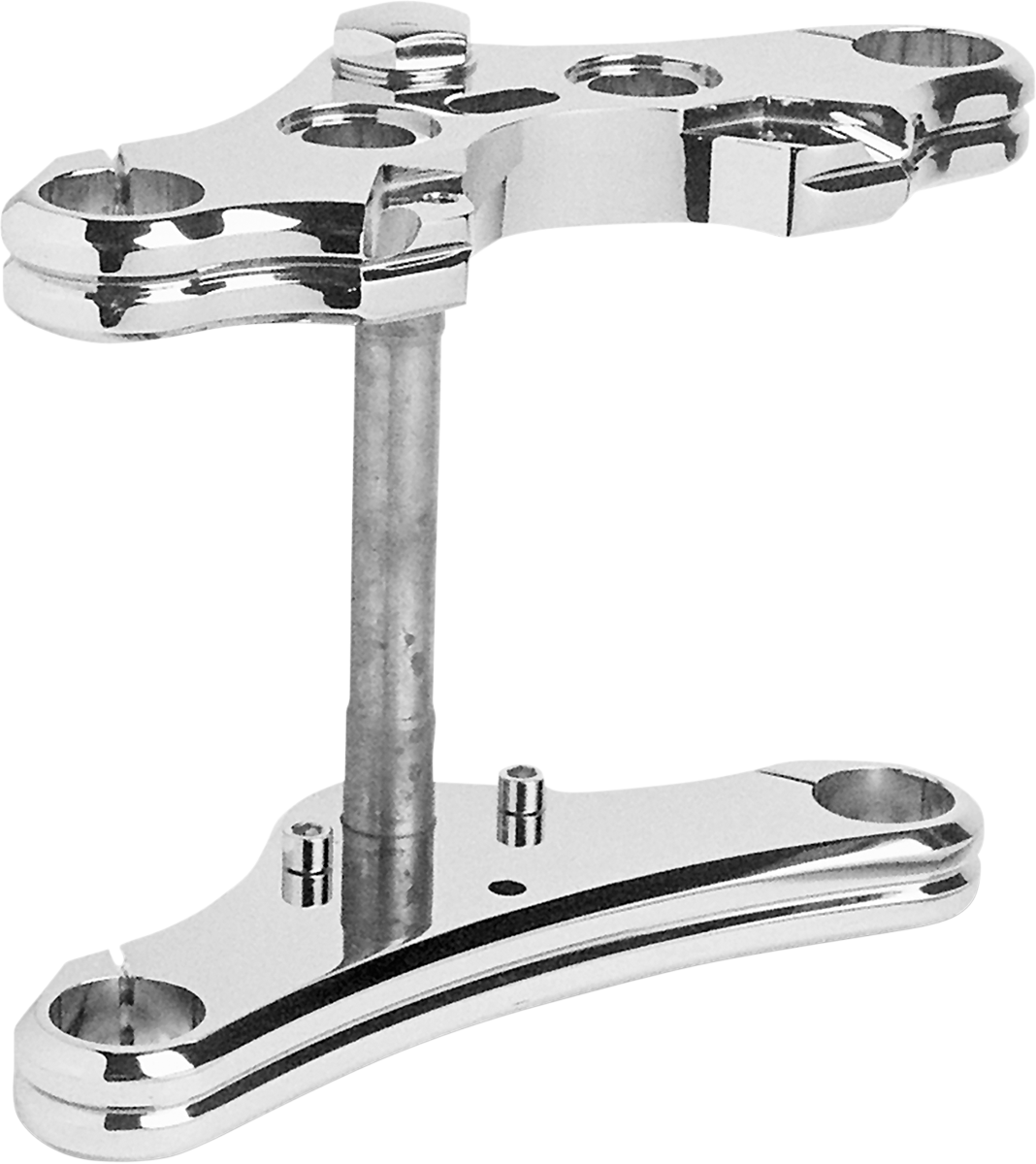 ACCUTRONIX Triple Tree Conversion Kit - 39 mm - Chrome - Raked - FXD - '00-'03 TWD39-EHLCK2