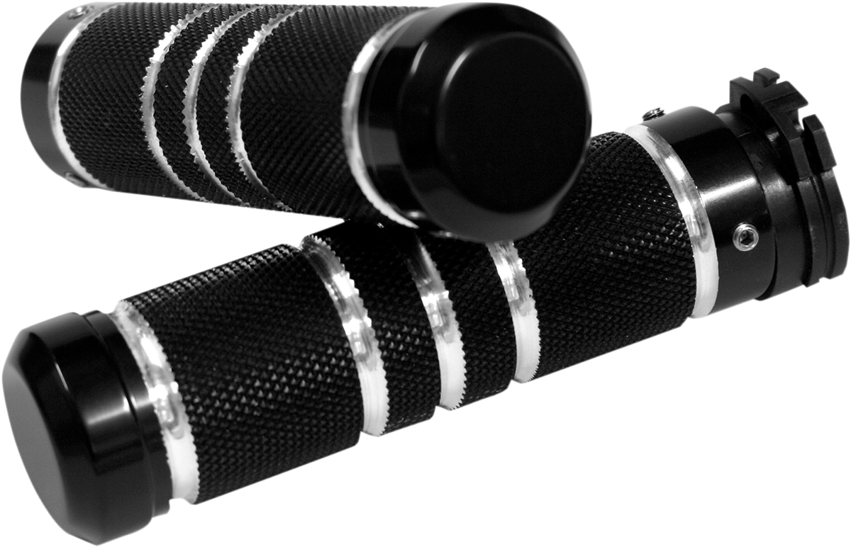 ACCUTRONIX Knurled Grooved Custom Grips - Night Series GR100-KGN