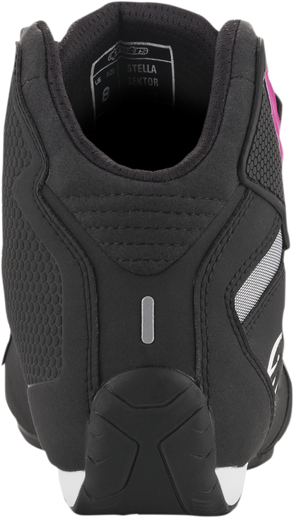 ALPINESTARS Stella Sektor Shoes - Black/Pink - US 8.5 / EU 40.5 251571910398.5