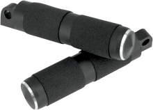ACCUTRONIX Rubber Foot Pegs - Male Mount - Black RP111-RN