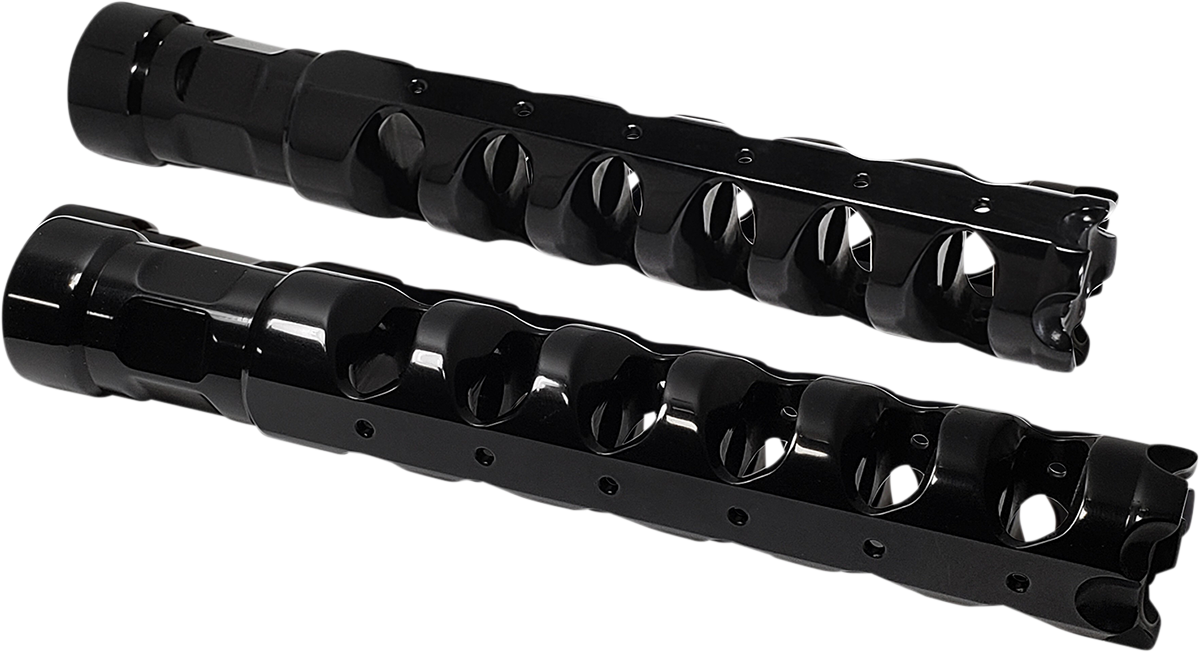 ACCUTRONIX Muzzle Break Foot Pegs - Rigid Mount - Black PF121-AKB