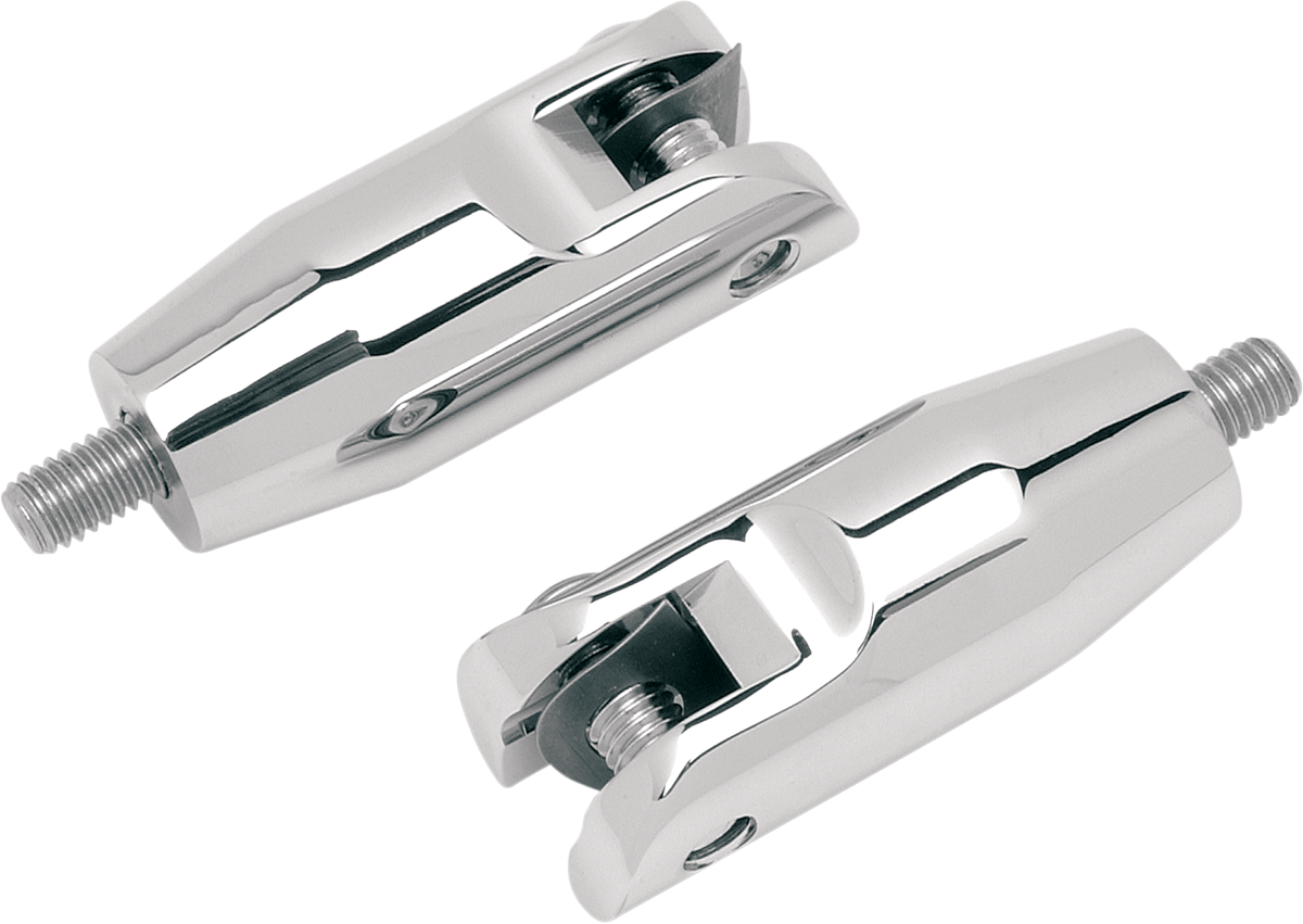 ACCUTRONIX Rear Foot Peg Mount - Chrome - FLT/FLH '93-'24 FPMT501-C