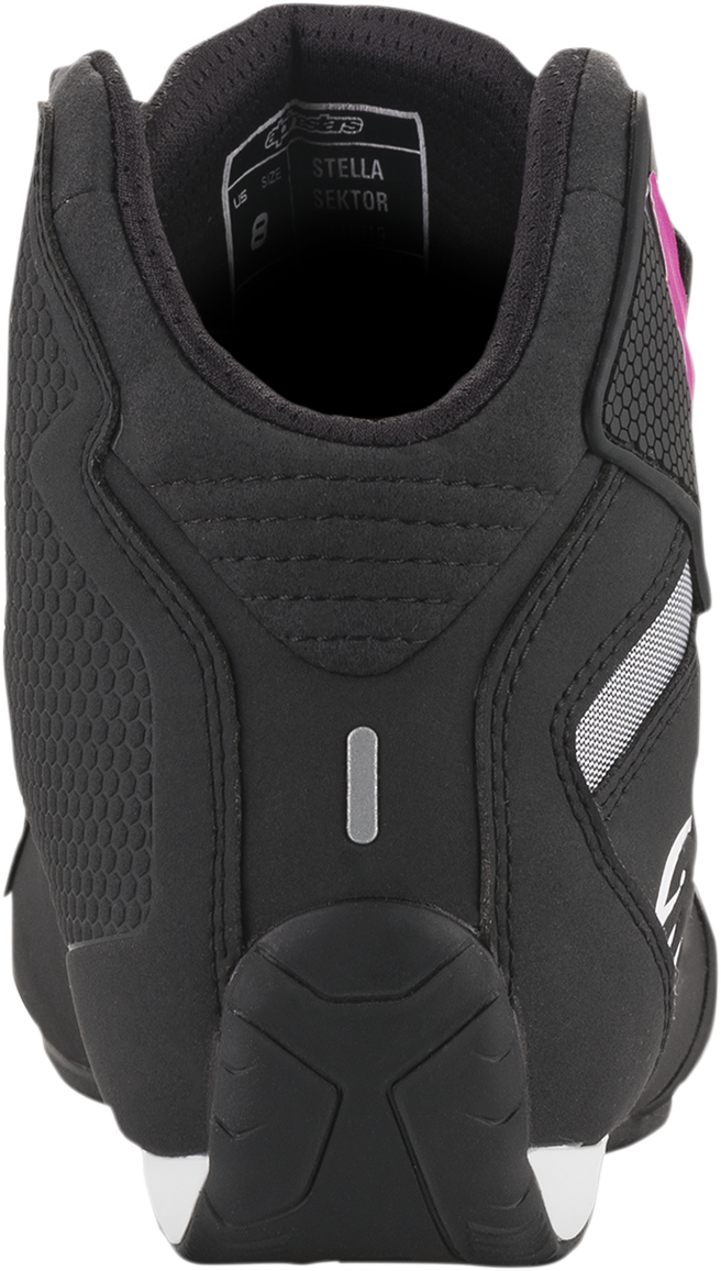 ALPINESTARS Stella Sektor Shoes - Black/Pink - US 7.5 / EU 39 251571910397.5