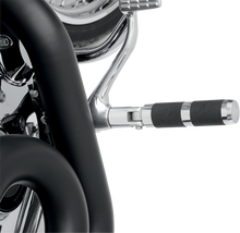 ACCUTRONIX Rubber Foot Pegs - Male Mount - 3/4 - Chrome/Black RP111-RC