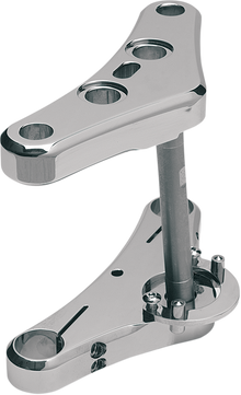 ACCUTRONIX Triple Tree - 41 mm - Chrome - Raked 5° - Elite Radius Groove TWR541-EC
