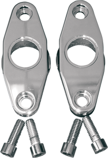 ACCUTRONIX Swingarm Pivot Blocks - Chrome - Smooth FXPV1-SC