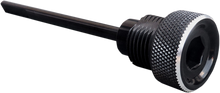 ACCUTRONIX Transmission Dipstick - Knurled - Black - Big Twin TDS01-KN