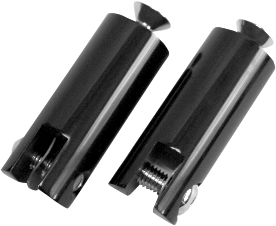 ACCUTRONIX Rear Foot Peg Mounts - Black - 3/8"-16 FPMT500-B