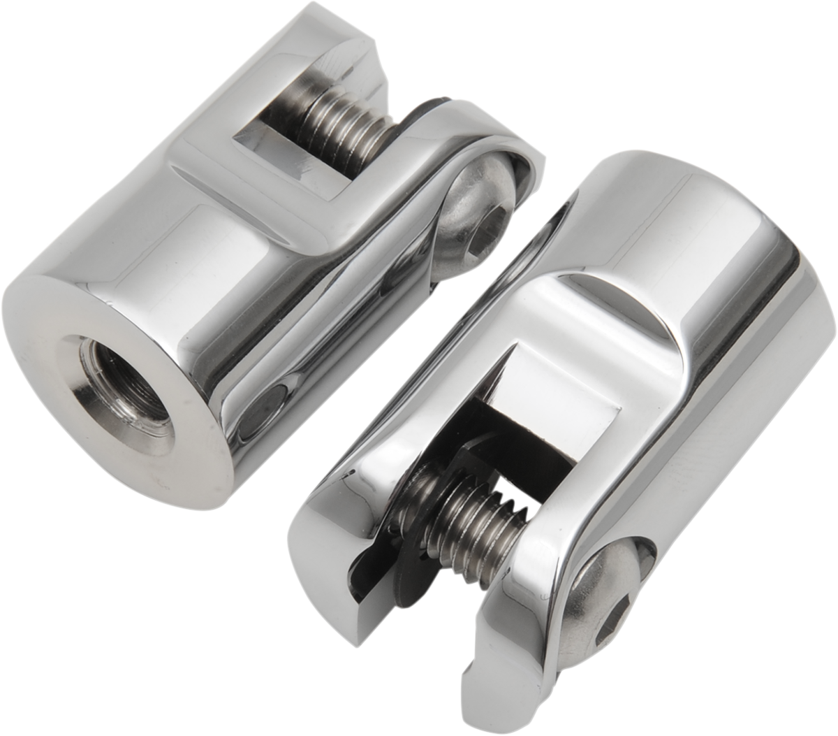 ACCUTRONIX Rear Foot Peg Mounts - Silver - 1/2"-13 FPMT400-C