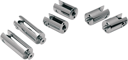 ACCUTRONIX Front Foot Peg Mounts - Silver - 3/8"-16 FPMT200-C
