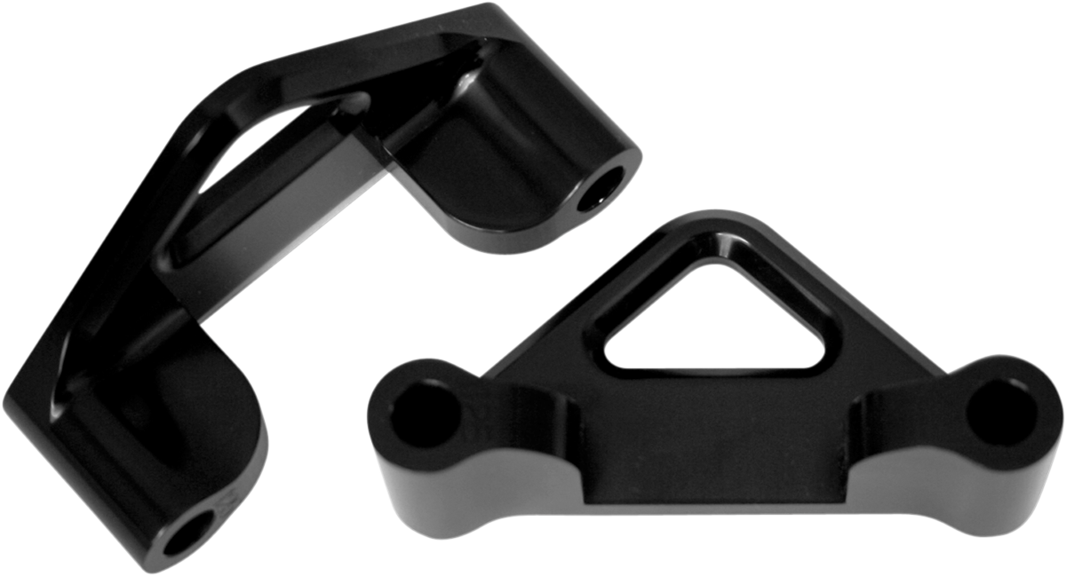 ACCUTRONIX Hot Legs/Bagger Legs Fender Spacers - Black - 1.25" Spacer - For 5-1/2" Width Fender TFS41-EMF125B