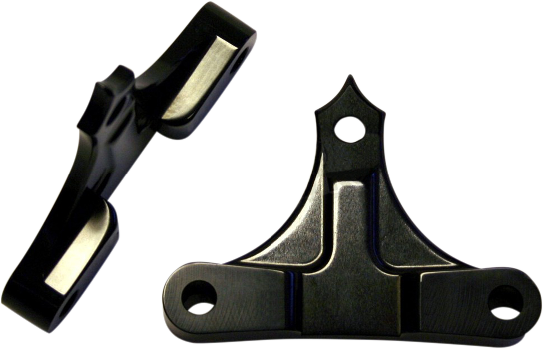 ACCUTRONIX Hot Legs/Bagger Legs Fender Spacers - Black - 0.875" Spacer - For 5-1/2" Width Fender TFS49-NF7/8B