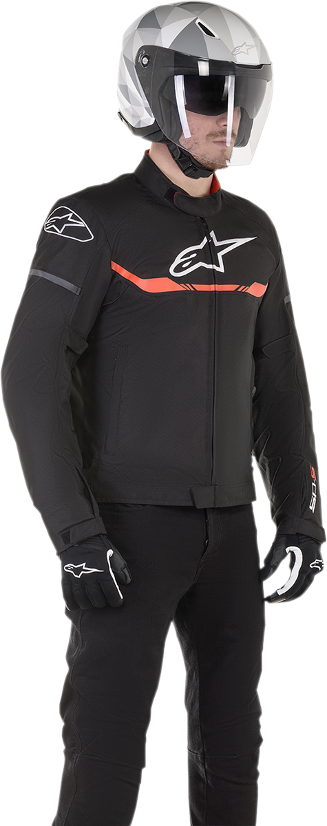 ALPINESTARS T-SP S Waterproof Jacket - Black/Red Fluo - XL 3200120-1030-XL