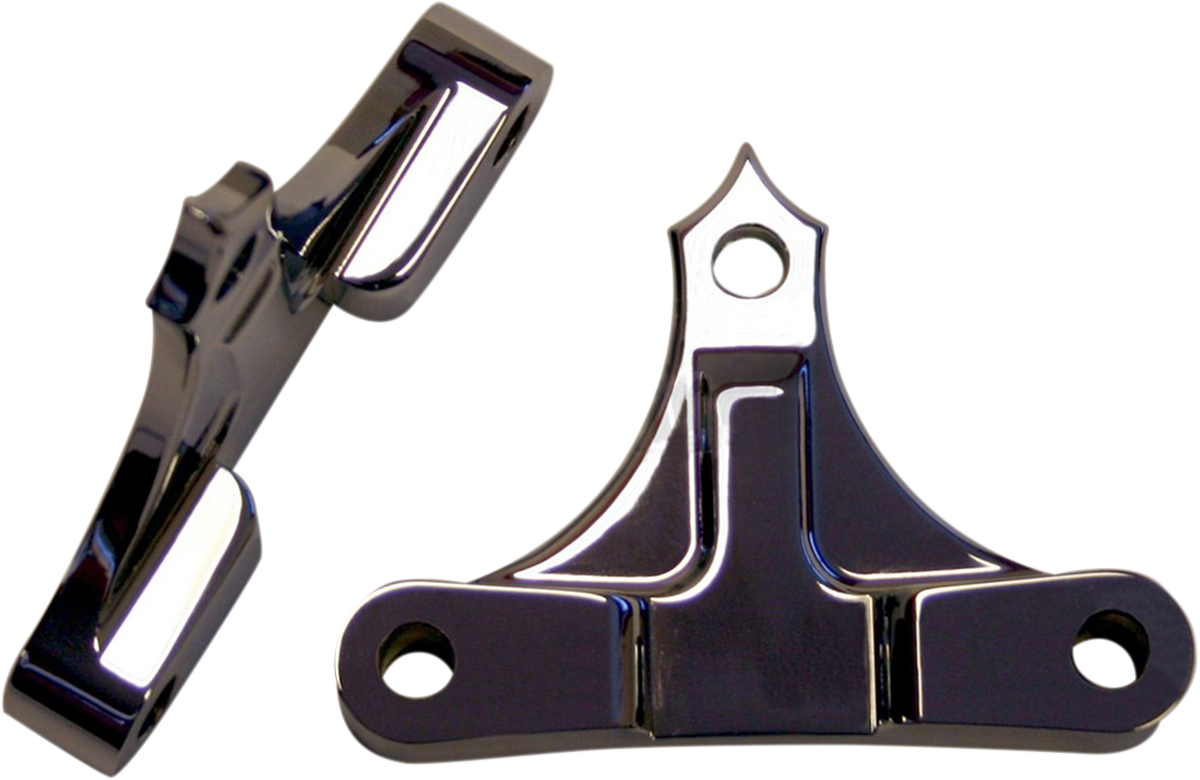 ACCUTRONIX Hot Legs/Bagger Legs Fender Spacers - Chrome - 0.875" Spacer - For 5-1/2" Width Fender TFS49-NF7/8C