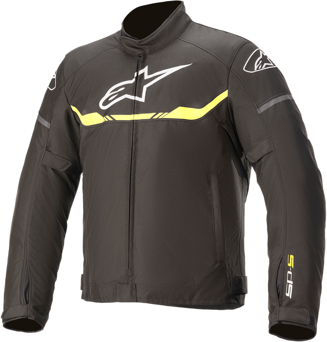 ALPINESTARS T-SP S Waterproof Jacket - Black/Yellow Fluo - Small 3200120-155-S
