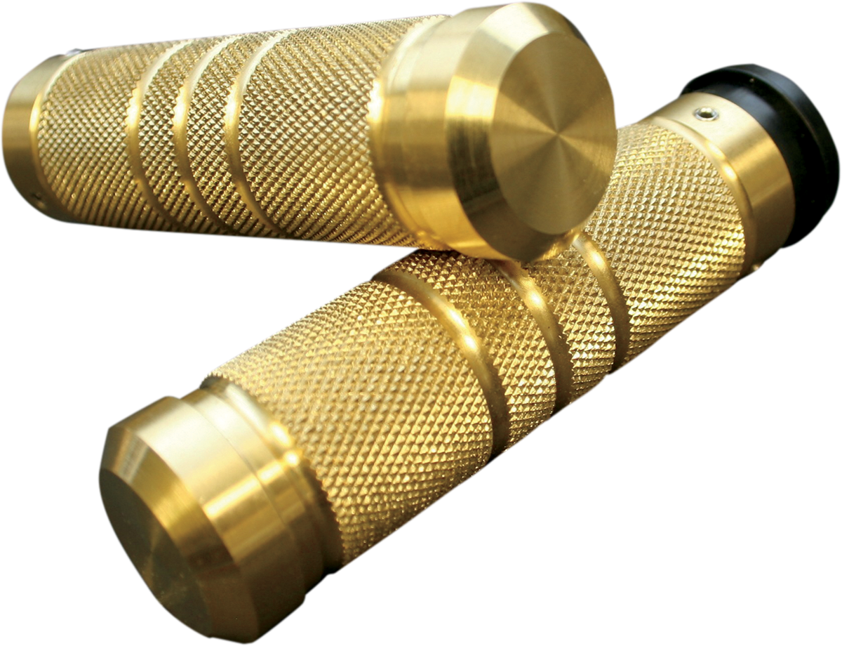 ACCUTRONIX Knurled Grooved Custom Grips - TBW - Brass GR101-KG5
