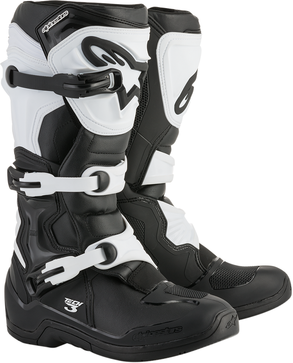 ALPINESTARS Tech 3 Boots - Black/White - US 6 / EU 39 2013018-12-6
