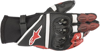ALPINESTARS GPX V2 Gloves - Black/White/Bright Red - XL 3567219-1304-XL